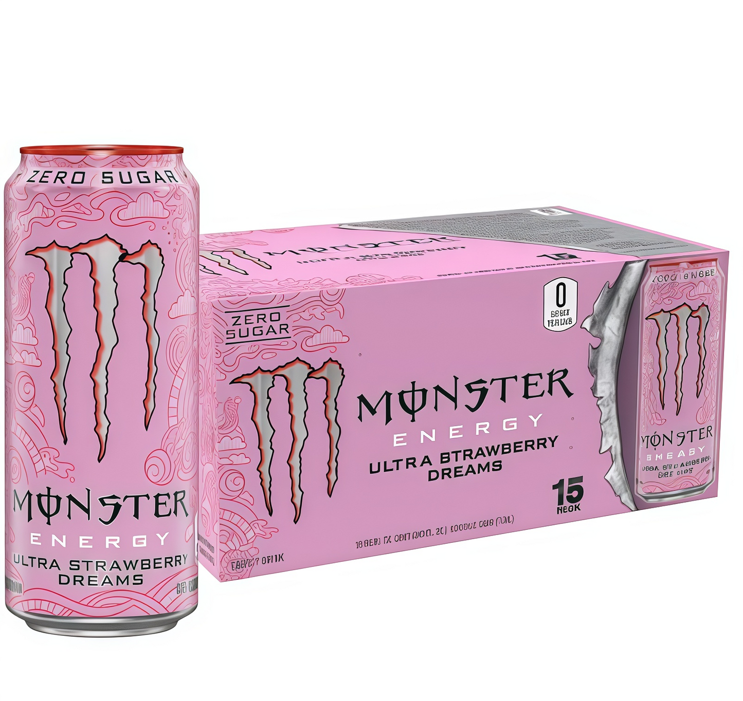 Zero Calorie Ultra Energy Drink, 16 Ounce (15-Pack)