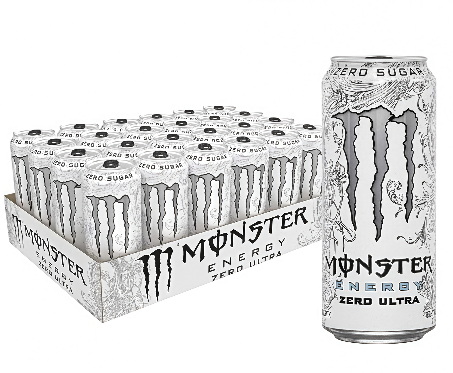 Zero Calorie Ultra Energy Drink, 16 Ounce (15-Pack)