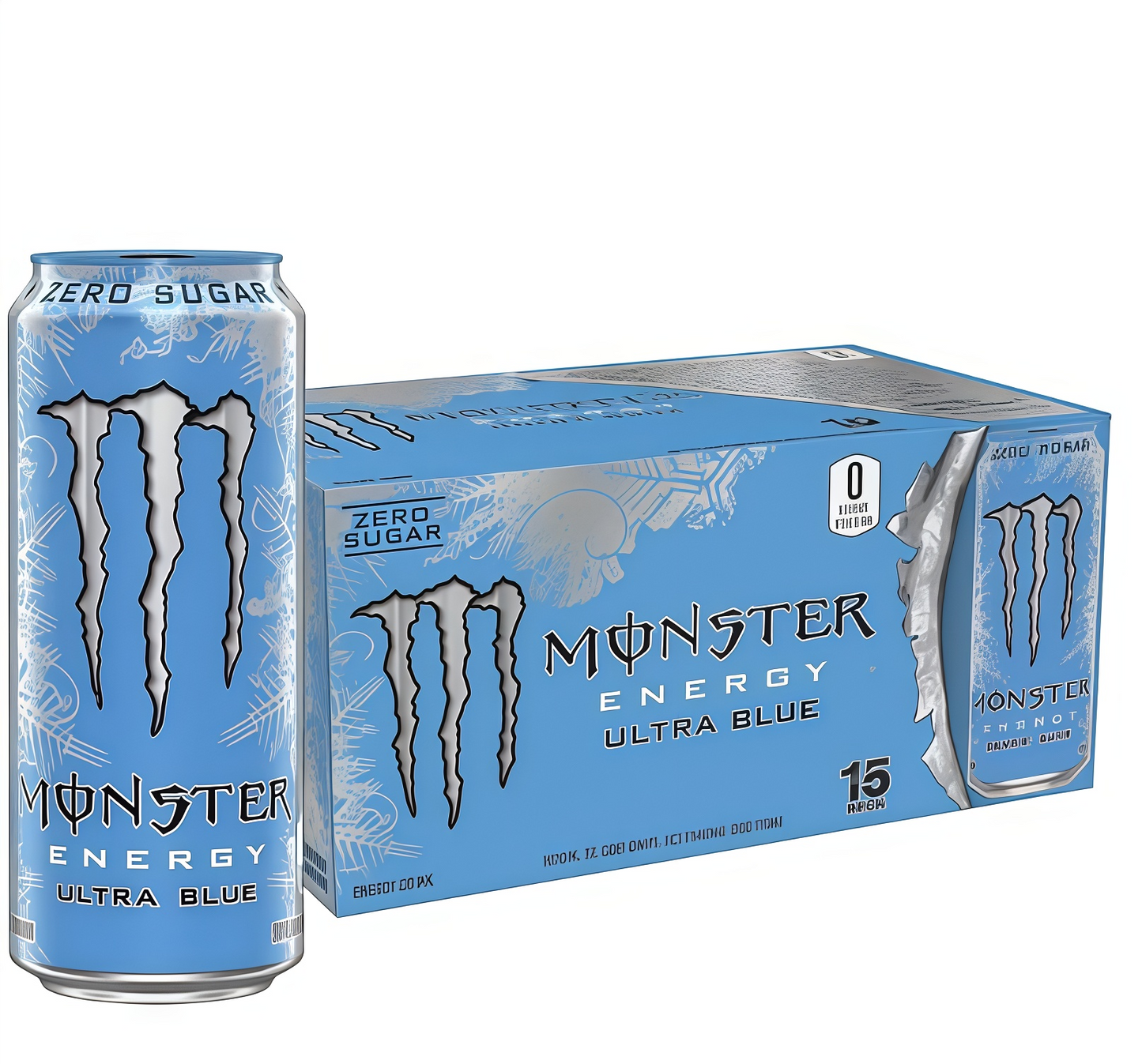 Zero Calorie Ultra Energy Drink, 16 Ounce (15-Pack)